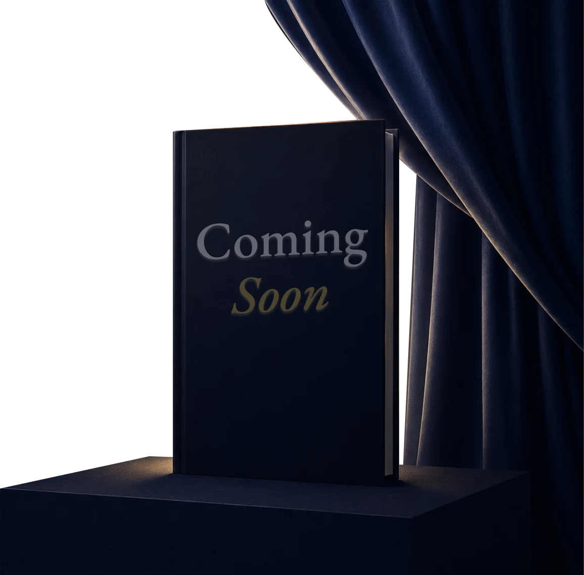book image with coming soon text